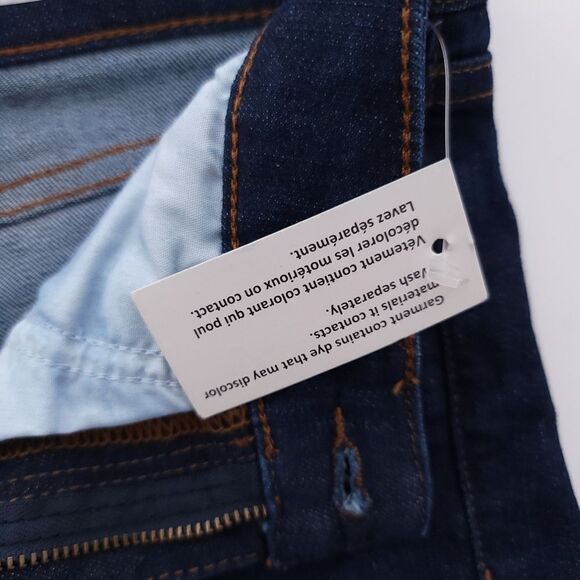 Pilcro and The Letterpress Athropologie Solid Blue Denim Cropped Jeans Womens 25 - Picture 11 of 12